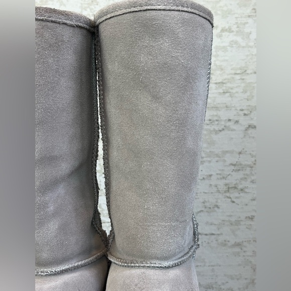 Bjorndal Suede Leather Wool Tall Sock Boots Size 7 Gray - Picture 4 of 16